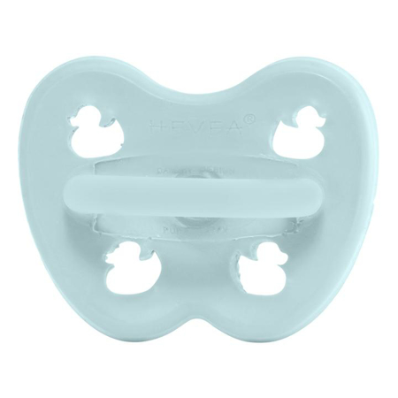 Hevea® Ortodontska duda od kaučuka Colourful (0-3m) Baby Blue