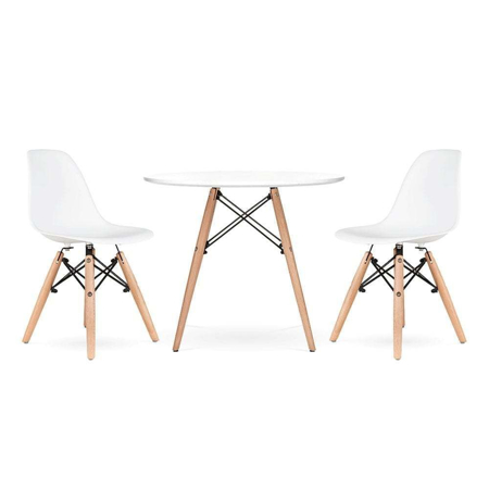 Slika za EM Furniture Set stolića i 2 stolice White