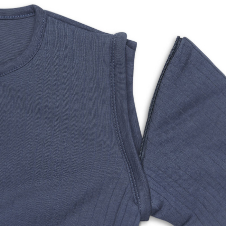 Jollein® Dječja vreća za spavanje s uklonljivim rukavima 110cm Stripe Jeans Blue TOG 3.5