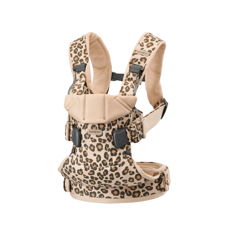 Slika za BabyBjörn® Ergonomska nosiljka One Cotton Beige/Leopard 