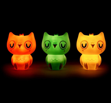 Slika za  Petit Monkey® Nočna lampa Owl Peachy Pink