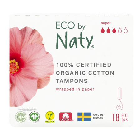 Eco by Naty® Tamponi SUPER 18 komada