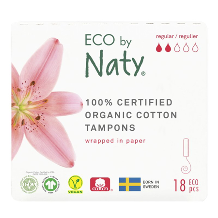  Eco by Naty® Tamponi REGULAR 18 komada