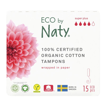  Eco by Naty® Tamponi SUPER PLUS 15 komada