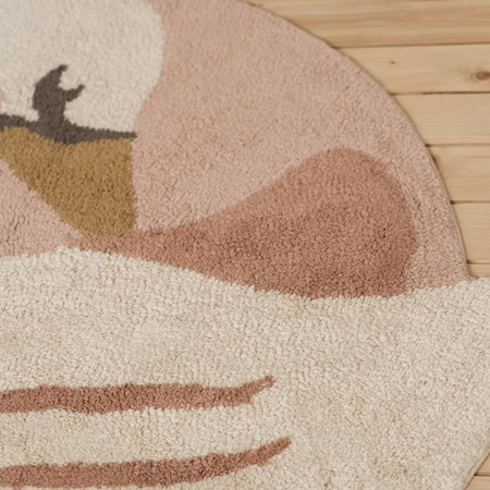 Slika za Little Dutch® Dječji tepih od 100% pamuka Swan  