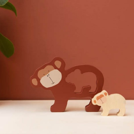 Slika za Trixie Baby® Drvena slagalica Mr. Monkey