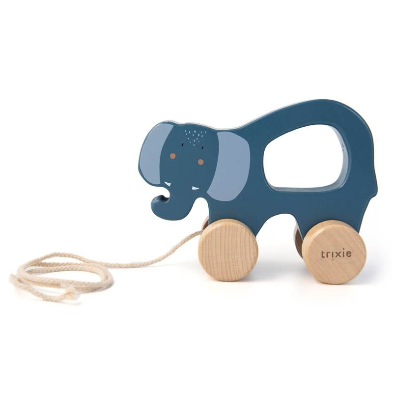 Slika za Trixie Baby® Drvena igračka na konopčiću Mr. Elephant