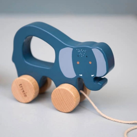 Slika za Trixie Baby® Drvena igračka na konopčiću Mr. Elephant