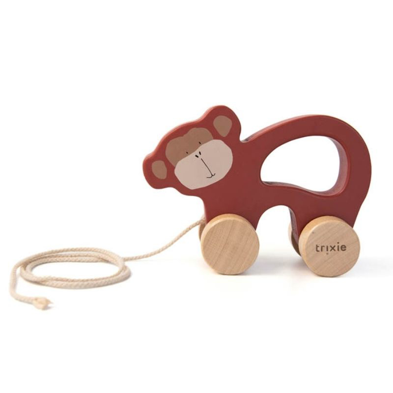 Slika za Trixie Baby® Drvena igračka na konopčiću Mr. Monkey 