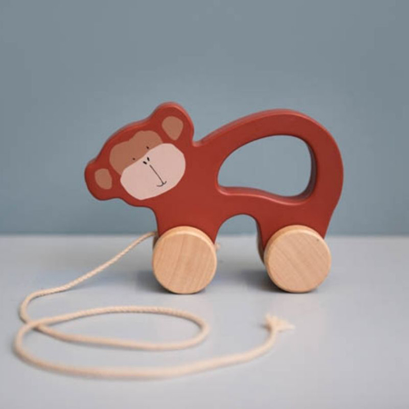 Slika za Trixie Baby® Drvena igračka na konopčiću Mr. Monkey 