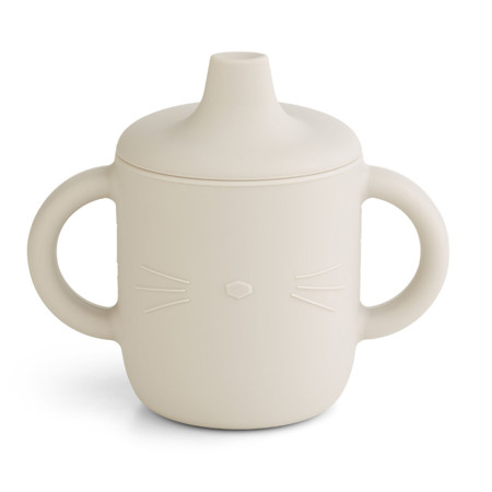 Slika za Liewood® Čašica za učenje pijenja od silikona Neil Cat Sandy