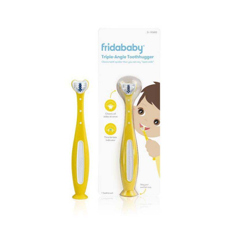 Slika za Fridababy® Trokutna četkica za zube- Yellow