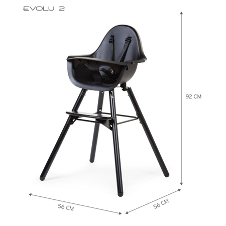 Slika za Childhome® Dječja stolica  Evolu 2 Black