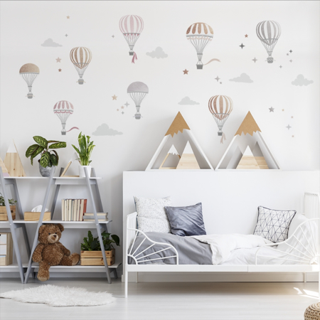 Slika za  Yokodesign® Naljepnica za zid Baloni Pastel
