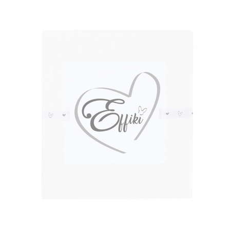 Effiki® Dječja plahta s elastikom White 60x120
