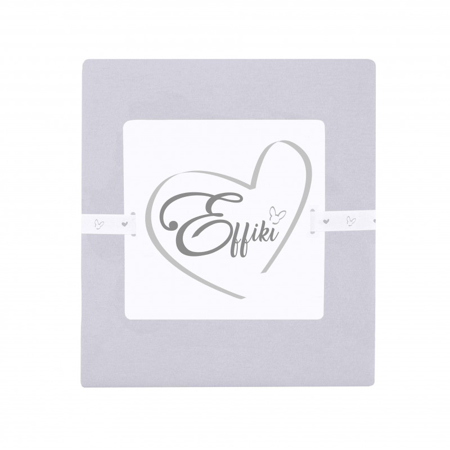 Effiki® Dječja plahta s elastikom Grey 70x140