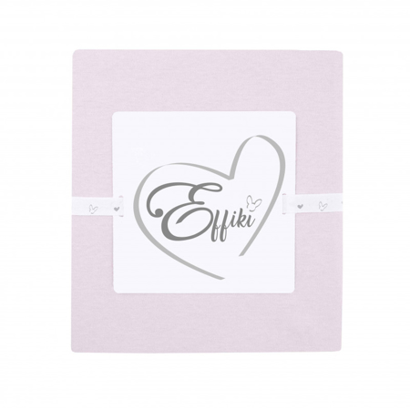 Slika za Effiki® Dječja plahta s elastikom Powder Pink 70x140 