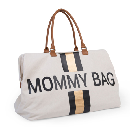 Childhome® Torba za previjanje Mommy Bag Big Canvas Black/Gold