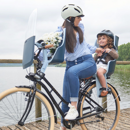 Slika za Bobike® Dječje sjedište za bicikl Exclusive Maxi Plus Carrier LED Cinnamon Brown