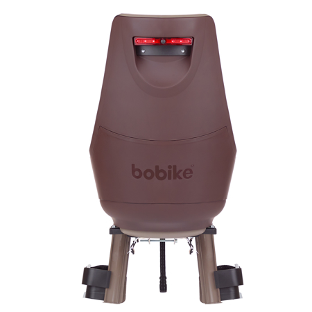 Slika za Bobike® Dječje sjedište za bicikl Exclusive Maxi Plus Carrier LED Toffee Brown