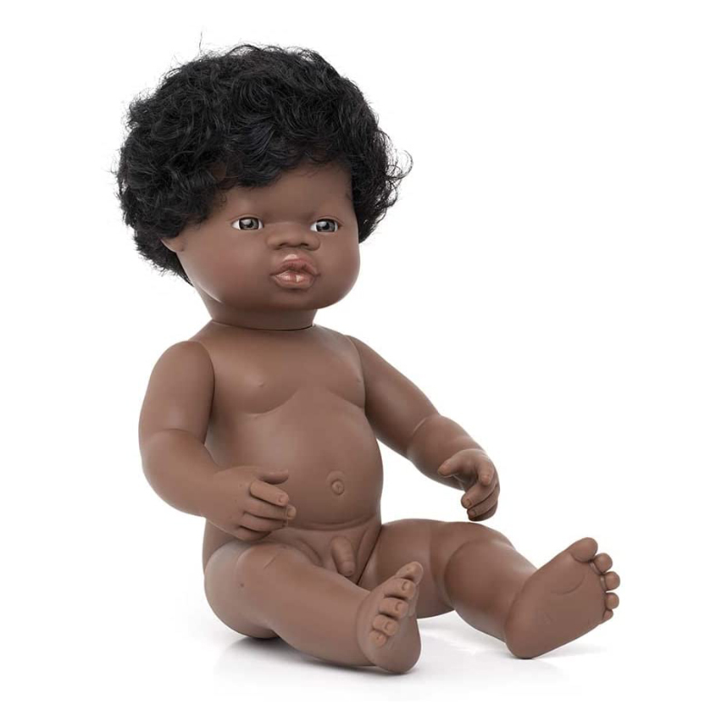 Slika za Miniland® Lutka African Boy 38cm
