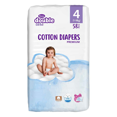 Violeta® Pelene Cotton Touch 4 Maxi (7-14 kg) 58 kom