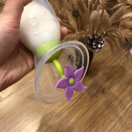 Slika za Haakaa® Silikonski poklopac Ljubičasti cvijet