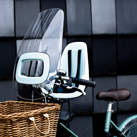 Slika za Bobike® Vjetrobran za dječju sjedalicu za bicikl ONE Mini Urban Grey 
