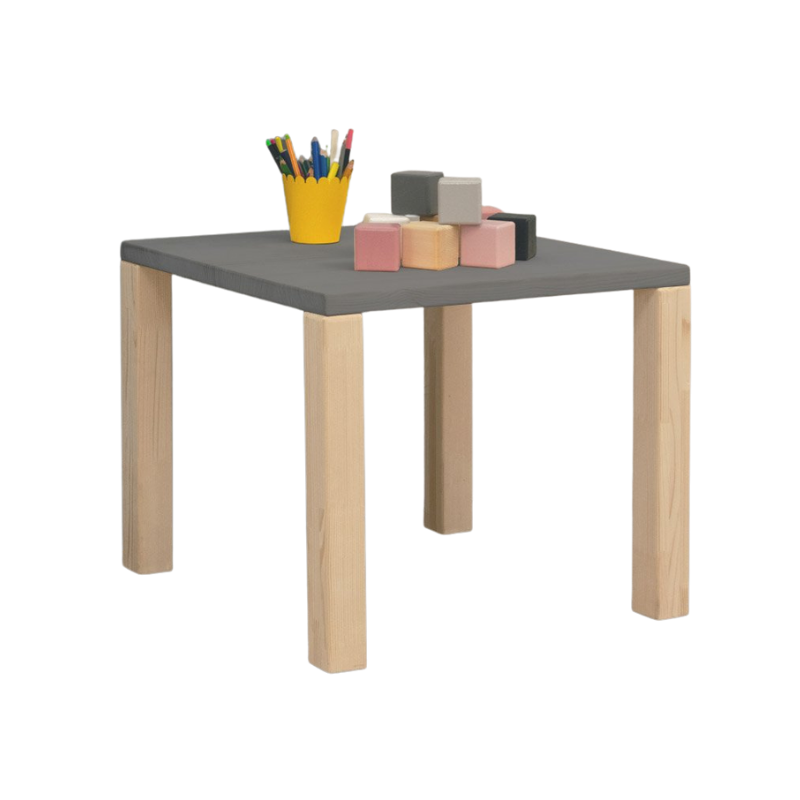 Slika za Benlemi® Dječji drveni stol UCHEE Grey  