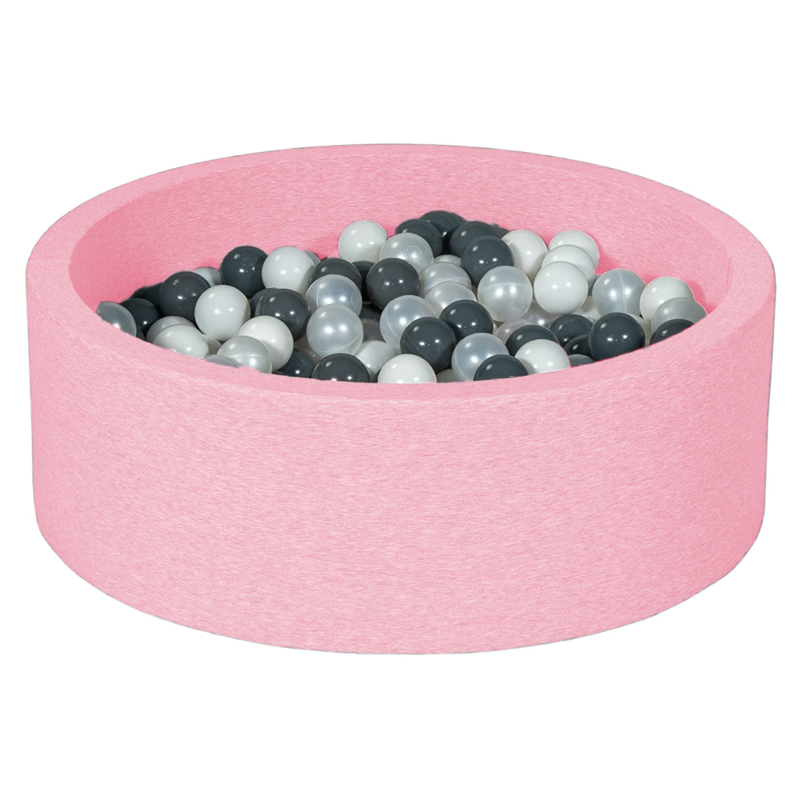 Slika za Velinda® Okrugli bazen s lopticama Pink