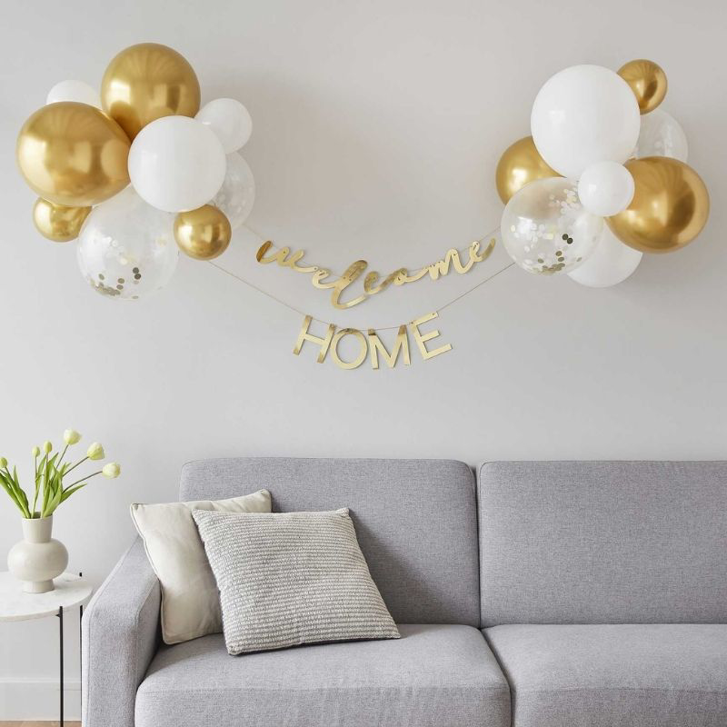 Slika za Ginger Ray® Natpis Welcome Home s balonima