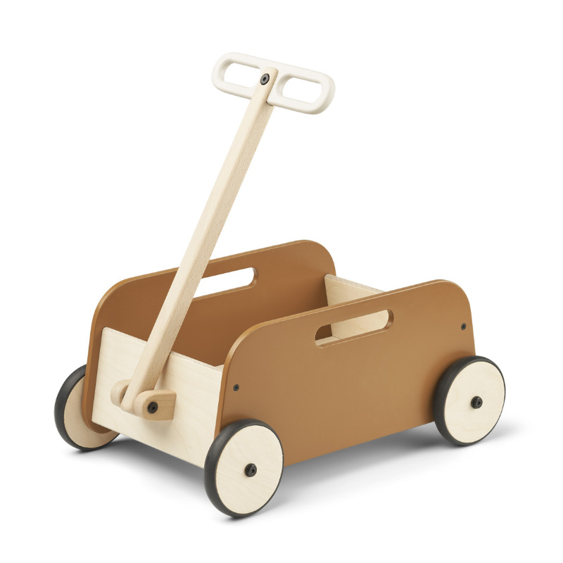 Slika za Liewood® Drveni vagon za igračke Tyra Golden Caramel/Sandy Mix