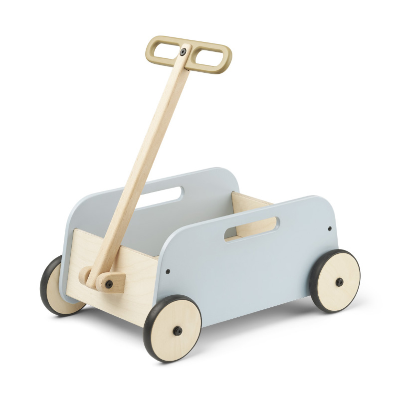 Slika za Liewood® Drveni vagon za igračke Tyra Sea Blue/Oat Mix