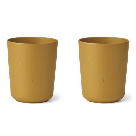 Slika za Liewood® Komplet 2 čašice od BIO plastike Stine Rabbit/Golden Carame