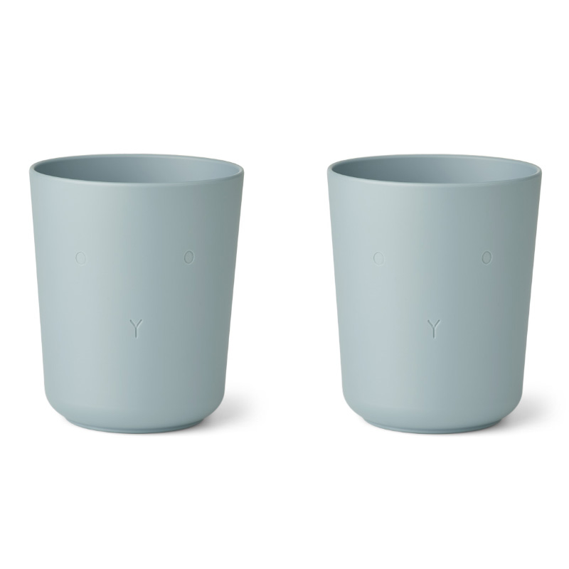 Slika za Liewood® Komplet 2 čašice od BIO plastike Stine Rabbit Sea Blue
