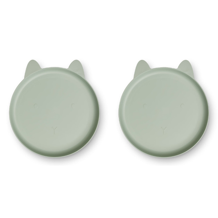 Slika za Liewood® Komplet 2 tanjurića od BIO plastike Mae Rabbit Dusty Mint