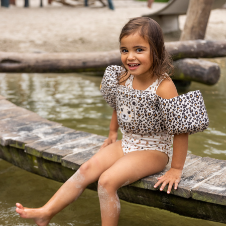 Slika za Swim Essentials® Dječji prsluk za vodu s rukavićima Beige Leopard (2-6 G)