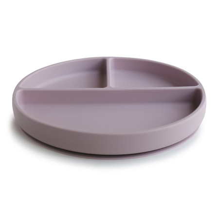  Mushie® Silikonski dijeljeni tanjurić Soft Lilac