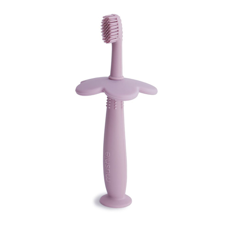 Slika za Mushie® Silikonska četkica za zube Soft Lilac
