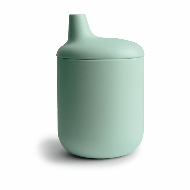 Slika za Mushie® Silikonska čašica Sippy Cup Cambridge Blue