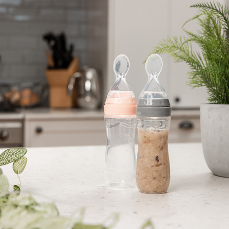 Slika za Haakaa® Silikonska dječja bočica sa žlicom za hranjenje