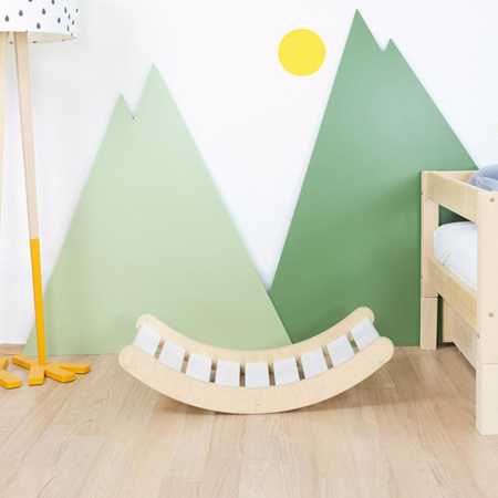 Slika za Benlemi® Dječja ljuljačka za ravnotežu Montessori ROKIT White
