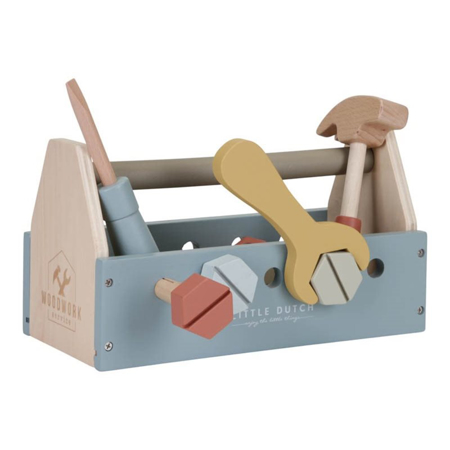 Slika za Little Dutch® Drvena kutija s alatom Blue 