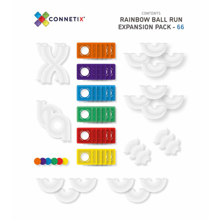 Slika za Connetix® Magnetne pločice Ball Run Expansion Set 66-dijelni