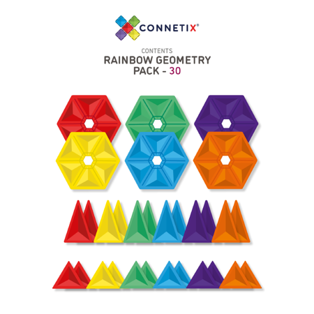 Slika za  Connetix® Magnetne pločice Geometry Pack 30-dijelni