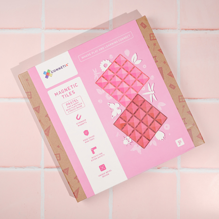 Slika za Connetix® Osnovna ploča Base Plate Pastel Pink & Berry 2 kom
