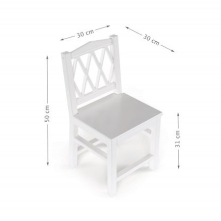 CamCam® Dječja stolica White