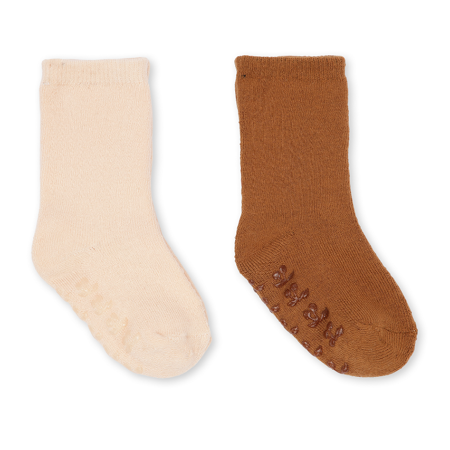 Slika za Konges Sløjd® Dječje čarape 3 kom Sun Kiss/Leather Brown