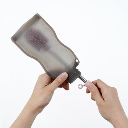 Slika za Haakaa® Dvojna silikonska četkica za čišćenje