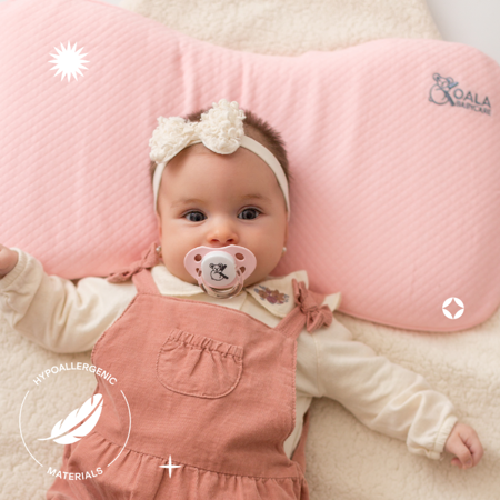 Slika za Koala Babycare® Jastuk za bebe Perfect Head Maxi - Pink